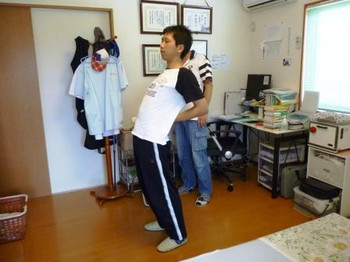 腰痛の改善！後ろに反りやすくなりました！
