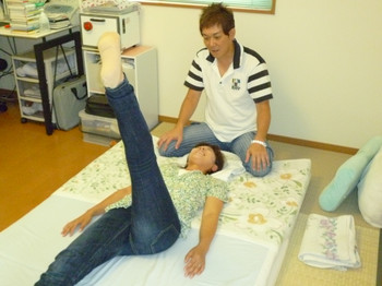 脚がスッと真っ直ぐ上がるようになりました！