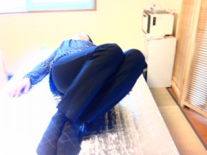 腰椎の捻れの改善