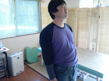 体が反れるようになりました！：整体
