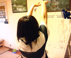 腕が上まであげられるようになりました