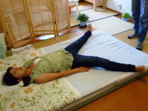 足の開脚がスムーズに