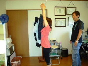 肩の施術のビフォーアフター写真